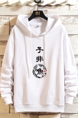 WY2070-P40纯连帽卫衣男大码运动帽衫宽松薄外套砖墙挂拍，男装卫衣，电商A040A