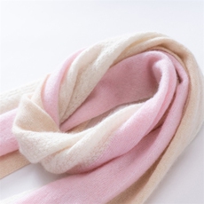 2025年秋季新款三色扭花针织羊绒围巾时尚休闲通勤百搭，围巾，蒙娇羊绒