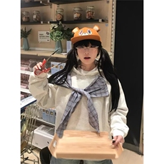 新款百搭原宿文艺重磅复合披肩连帽卫衣流行简约慵懒WY233P50，男装卫衣，星座1013-5