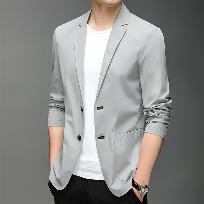 F82382钱塘2020-1时尚简约中年男士百搭合身休闲西服P125,男装西服,钱塘207-1
