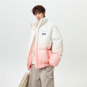 XZ-230-1MY702男模无影墙简约百搭扎染渐变休闲面包服P118控158图片