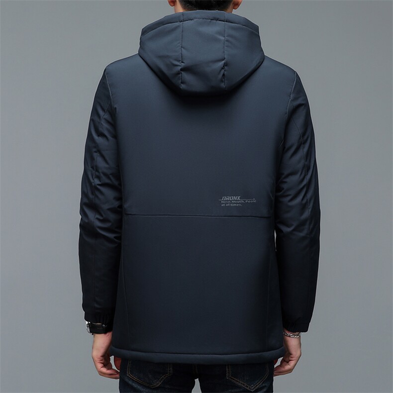 NN8282钱塘2020-3商务百搭简约冬季厚款翻领中年男士棉衣外套P95,男装棉衣,钱塘207-3