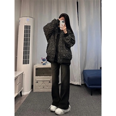 美式hiphop牛仔裤修身直筒微喇叭裤控价68，男装牛仔裤，星座310A-4
