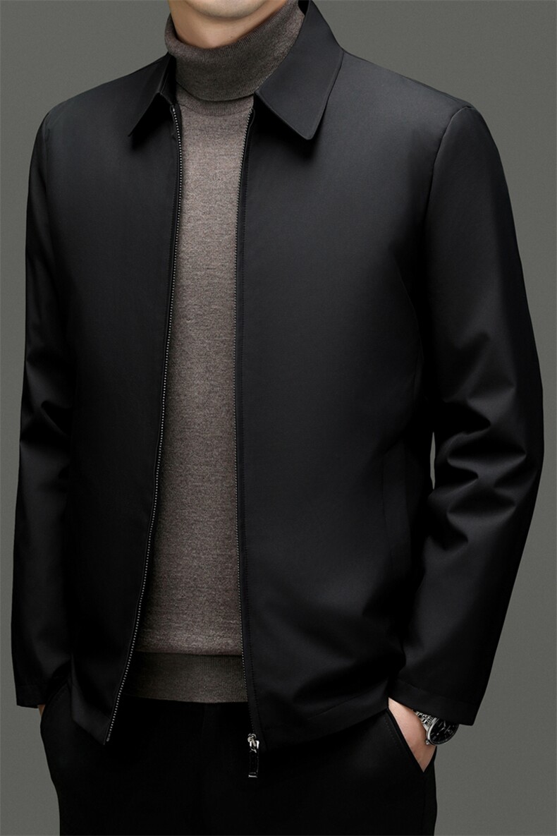 BN23603钱塘2020-2商务休闲冬季厚款中年男士85鹅绒羽绒服P210,男装羽绒服,钱塘207-2