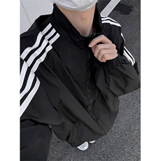 XZ1005-1-TTH0042-批85，夏季防晒凉感速干少年感条纹套装，男装防晒衣，星座1005-1