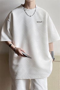 平铺短袖T袖男DT8771P30短裤男DK8772P45大码休闲套装TZ8773P75控图片