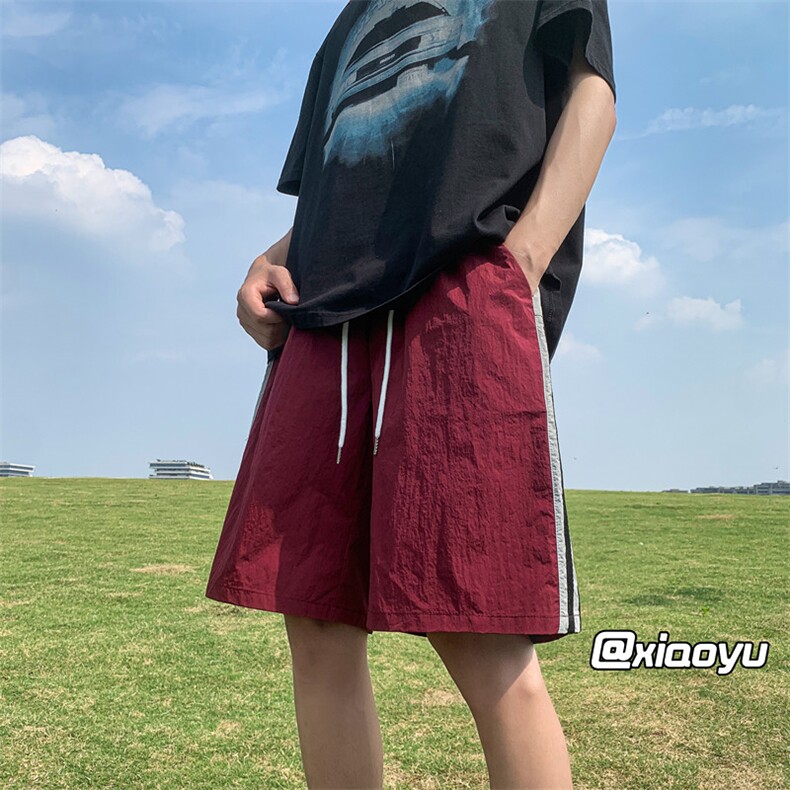 XZ616夏季新款经典三条杠速干面料五分裤休闲短裤TY887P25控38,男装休闲裤,星座512A（原616）