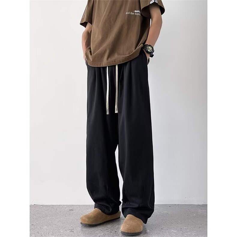 工装裤子男款春季新款直筒裤阔腿裤休闲裤男裤春秋长裤K2017,男装休闲裤,星座1116A-1（原606A）