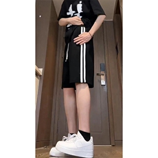 夏季美式高街hiphop运动五分裤短裤货号DK2412P35《抖音品质》，男装牛仔裤，电商A063