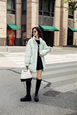 90绒羽绒服，女装羽绒服，卡西姆