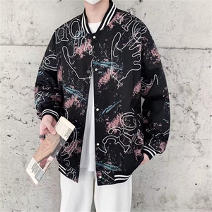 青少年新款棒球服外套男生春秋季潮流帅气休闲百搭夹克衫男装图片