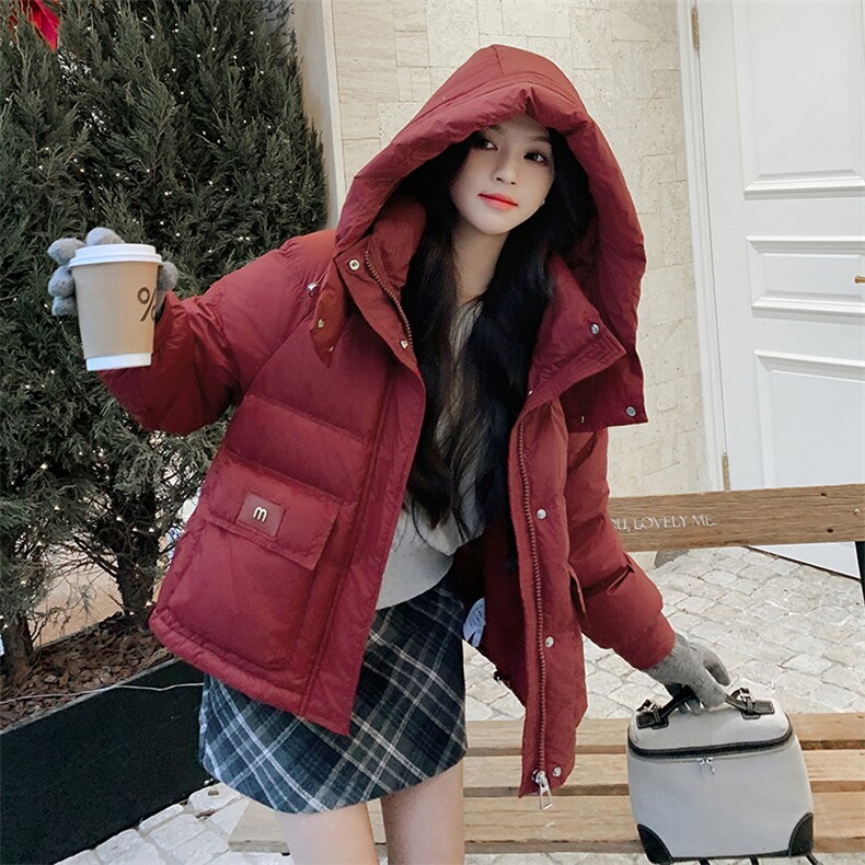 现货已出时尚显瘦短款羽绒服-保暖轻便-冬季必备,女装羽绒服,辉煌依升