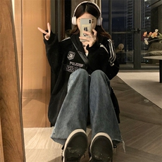 复古设计感小众华夫格插肩袖卫衣外套女春秋2025新款C817-P100，女装短外套，星座911-2(原星座613-2）