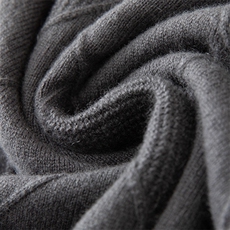 品质男羊绒衫羊绒经典圆领长袖菱形绞花图案百搭保暖男装，男装羊绒套衫，欧力羊绒