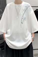 冰丝七分袖t恤男大码五分袖男短袖男中袖Q11393-P30，男装T恤，电商A040