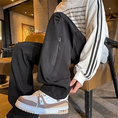 M677-P38美式户外机能防水冲锋裤男冬季高街工装宽松直筒裤子，男装休闲裤，星座603-2