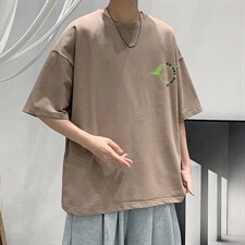 2025夏季原创设计oversize港风宽松休闲T恤B266-DX07-P30，男装T恤，星座B257-1