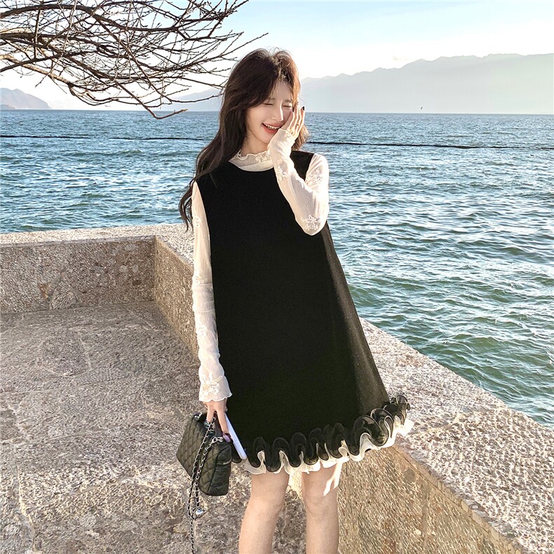 2026春季新款蕾丝丝绒花边套装P155K248,女装套装/套裙,2B146