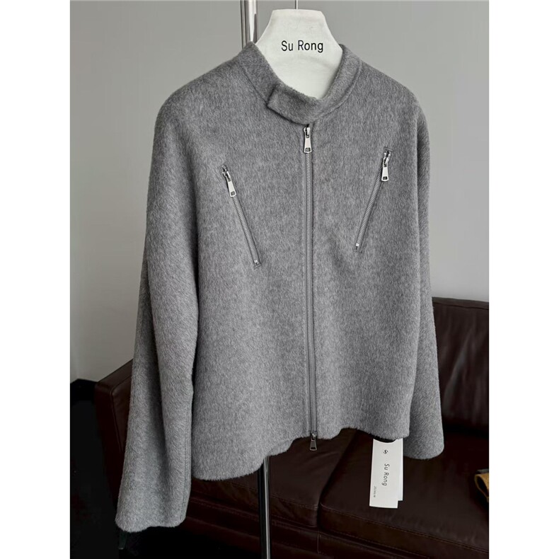 【现货】仿羊绒短款呢子外套毛呢夹克DY05006P110，男装夹克，星座1004（原星座815-3）