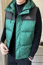 短款连帽羽绒马甲男休闲日系面包服保暖外套马甲背心M06-P125，男装背心/马甲，电商A237