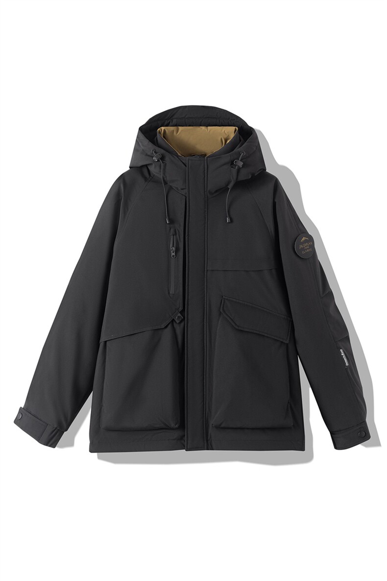 新款羽绒外套男女同款冲锋衣情侣款羽绒服控价279-613B-6806-P200,男装羽绒服,星座613B