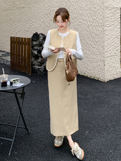 2025年春季新款马甲两件套，女装套装/套裙，浙宝069