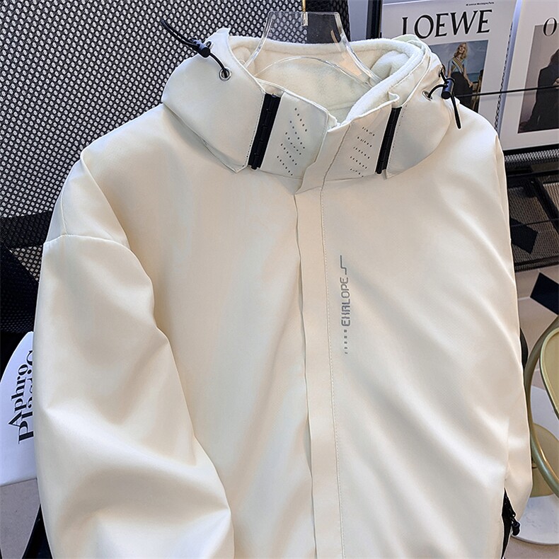 三合一冲锋衣外套男款秋冬潮牌大码连帽夹克FX670-P90,男装夹克,星座1109-3