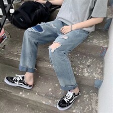 潮流春季牛仔裤男牛仔长裤A47P37，男装牛仔裤，星座1116-2