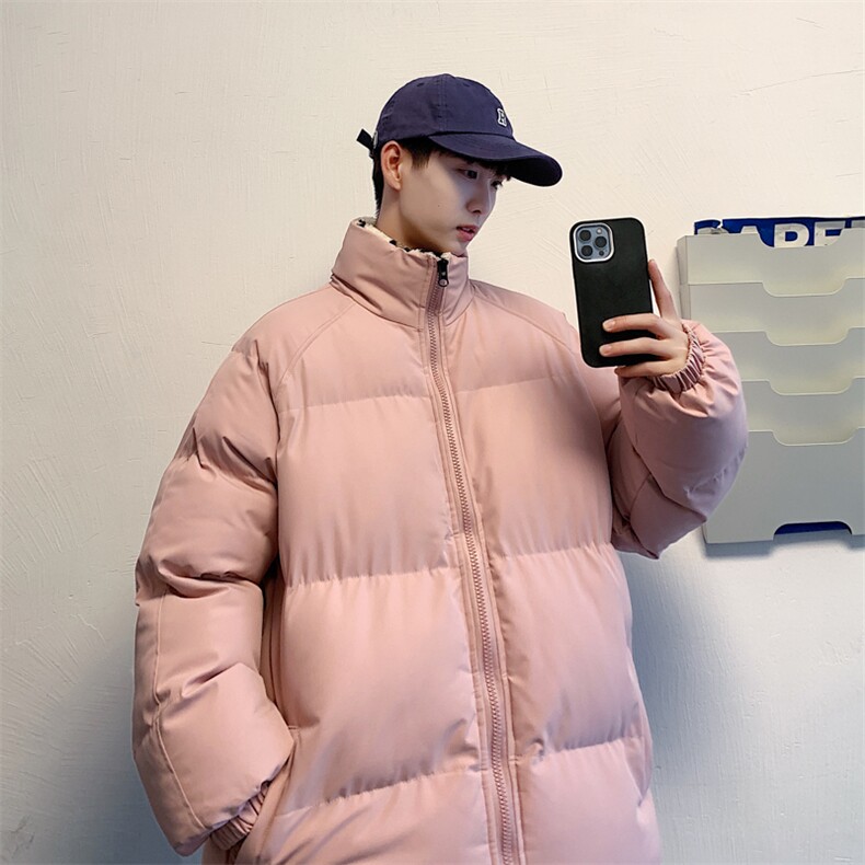 港风2026新品冬季宽松情侣装男装棉衣棉服冬装加厚外套D003-P88,男装棉衣,星座717