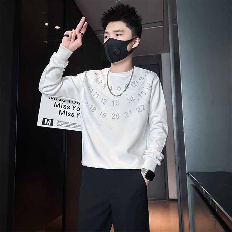 高级感烫钻设计感卫衣外套男社会小伙店主风301C-WY37-P58控78,女装短外套,星座301C（原B323）