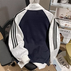 美式拼接棒球服外套男冬季2024新款卫衣运动夹克上衣WB363-P46，男装夹克，星座412-3