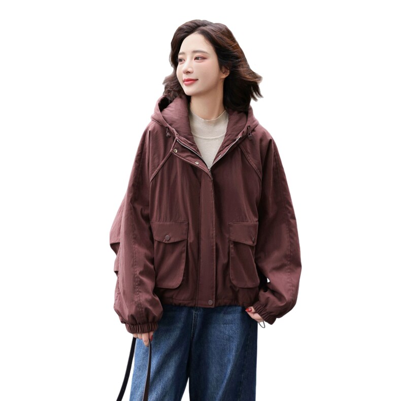 时尚休闲宽松202加绒加厚保暖棉衣棉服,女装棉衣/棉服,玛其路