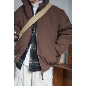 加绒加厚冬男立领棉衣灯芯绒保暖棉袄面包服外套MY9050 P75图片