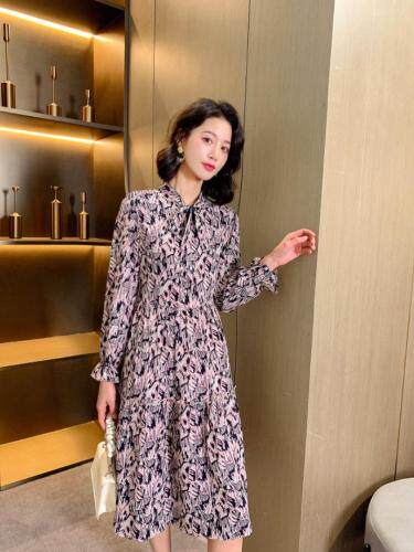 2021春季新品连衣裙，女装连衣裙，荷塘月色