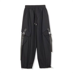 2021春夏装新品休闲九分裤 中性暗黑工装休闲裤H501-P30图片