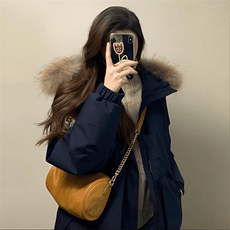 【升级款】派克服工装羽绒棉服oversize面包服外套Y902-P110网图，男装棉衣，电商B245
