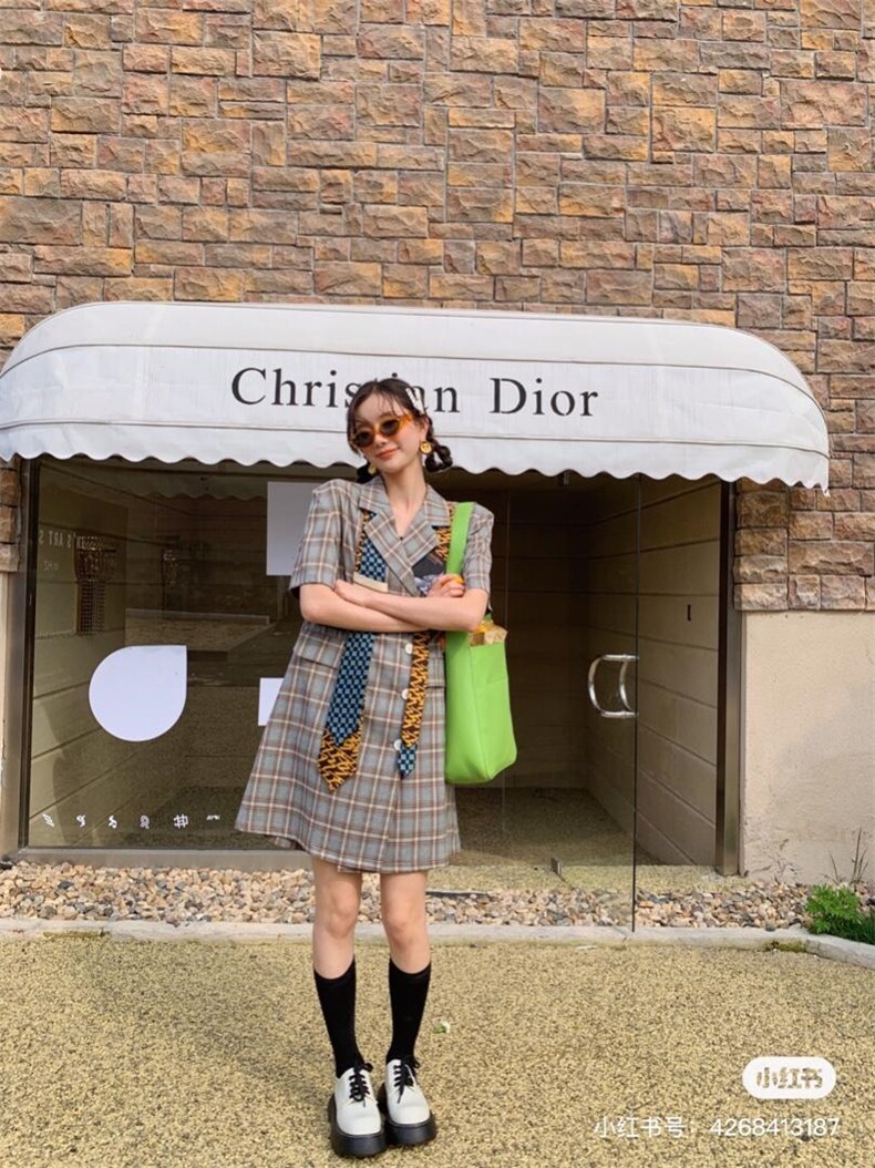 拽酷西装裙，女装西装，YOUER DENG