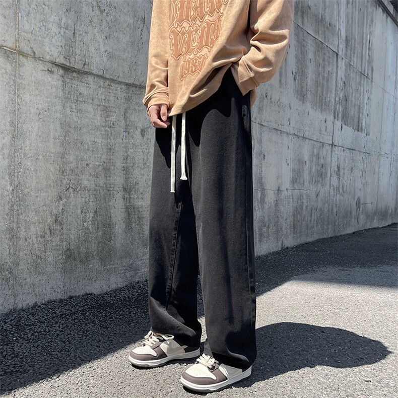 2023美式高街男士水洗做旧牛仔裤男XZ914-6-G63-P35,男装牛仔裤,星座914-6