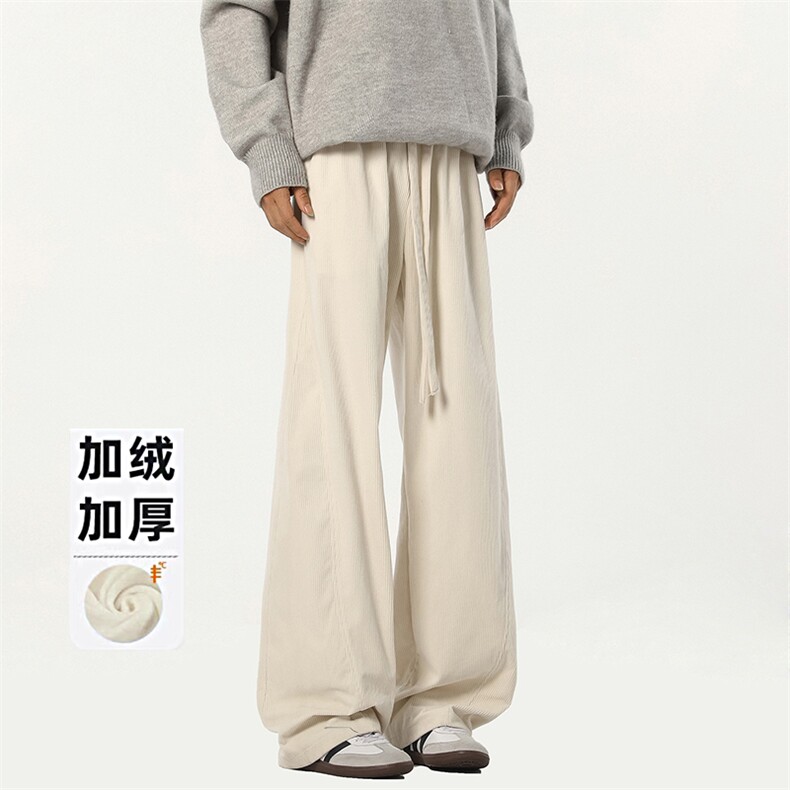 B258-K2581-P45控68加绒55控78 灯芯绒弯刀裤 65%棉35%聚酯纤维图片
