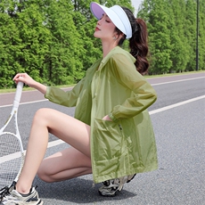 透气防晒衣女2025夏季新款时尚宽松百搭今年流行时尚小个子短外套，女装防晒衣，依万里