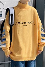 ！2023秋冬新款男士高领毛衣潮牌百搭针织衫打底上衣M706P60图片