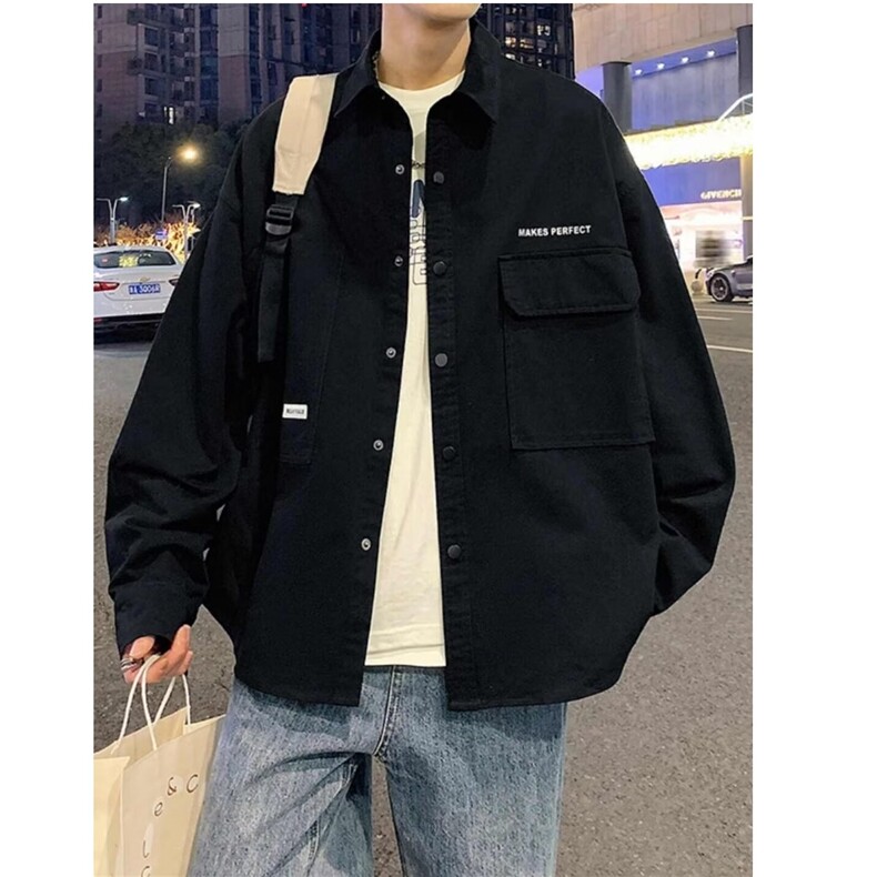 网络图现货美式复古印高街潮牌花工装夹克翻领衬衫JVT01-P55,男装夹克,星座715-7