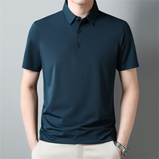 男士夏季商务宽松休闲Polo衫中年男士简约透气短袖ZG1362-P58，男装T恤，星座1105-3