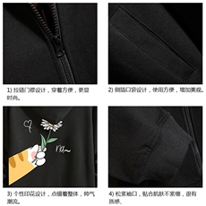 KS21265-P38连帽开衫卫衣男运动外套大码班服砖墙，男装卫衣，电商A040A