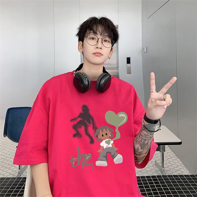 已注册纯棉220克T4321P23短袖T恤直播抖音重磅280克TB4321批28,男装T恤,电商C408(原B339-1)