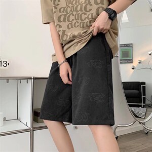 美式短裤男夏季薄款宽松五分裤潮流外穿ins潮牌休闲裤子DK137-P22图片