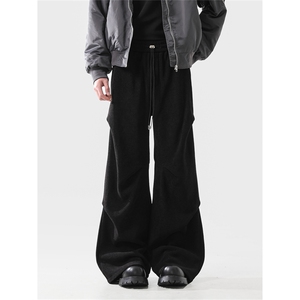903-WK160-P65  S-XXL 灯芯绒加绒休闲裤【咖色 黑色】1-4图片
