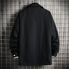 春秋季休闲工装夹克男士韩版宽松潮流百搭港风外套潮WT7781-P65，男装夹克，电商A128