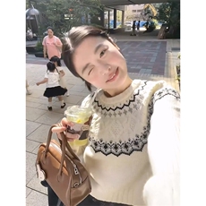 重磅秋冬装北极绒套头毛衣美式复古休闲慵懒风提花工艺针织衫外套，男装针织衫/毛衣，电商A486