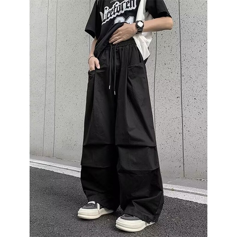 2024新款美式工装裤宽松阔腿裤拖地裤冲锋裤痞帅男现货K8150-P40,男装工装外套,星座512-3